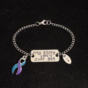 “My Story Isn’t Over” Suicide Awareness/prevention bracelet
